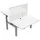 Stier Elektrisch höhenverstellbarer Team-Schreibtisch 501-88 180x80cm Weiß mel. 65-125cm