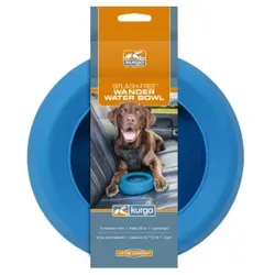 Kurgo Splash Free Wander Bowl Futter- und Wassernapf Hund (blau) Pro Stück