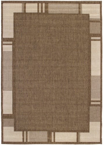 ANDIAMO Flachgewebe-Teppich »Louisiana«, BxL: 120 x 170 cm, braunbeige