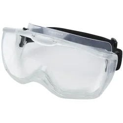Wolfcraft Vollsichtbrille Schutzbrille Arbeitschutzbrille Gummiband belüftet