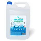 Peter Space Destilliertes Wasser 5 L Kanister Reinstwasser für Dampbügeleisen, geeignet für industrielle und wissenschaftliche Zwecke - für Privathaushalt
