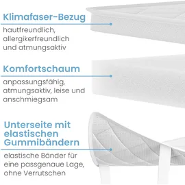 eloneo Komfortschaum Matratzen Topper 80 x 200 x 8 cm
