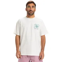 QUIKSILVER Outside Inside Kurzarm-t-shirt - Snow White - XL