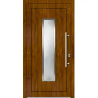 Kunststoff Haustür "REBEKKA" 71 mm Golden Oak holzähnlich innen öffnend DIN rechts