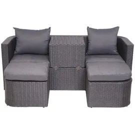 MCW MCW-J37 Garten-Lounge-Set anthrazit/dunkelgrau