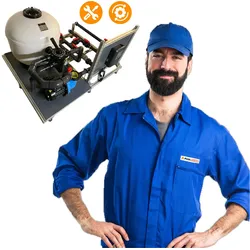 Installation Technikgestell inkl. Inbetriebnahme