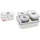 Lock & Lock Vorratsdose rechteckig, 1,0 l mit 3 Innenboxen 205 x 134 x 69 mm
