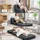 Homcom Schlafsessel HOMCOM Polyester 80 x 15 x 210 cm Dunkelgrau mit Kissen