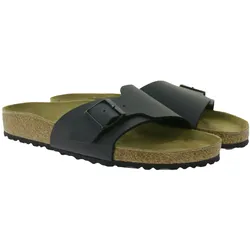 BIRKENSTOCK Catalina Pantoletten Made in Germany Sandale Schlappen Normale Weite 1026459 Schwarz - 36