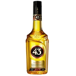 Licor 43 Original (1x0,7l) 31% vol., Aromen von Vanille, mediterranen Zitrusfrüchten und aromatischen Gewürzen, trinke ihn pur, auf Eis, mit Milch, mit Espresso oder als fruchtigen Longdrink