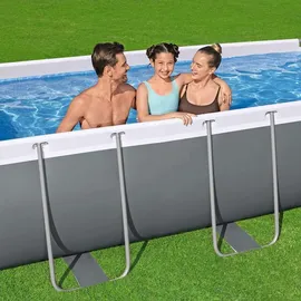 BESTWAY Frame-Pool 404 x 201 x 100 cm inkl. Filterpumpe