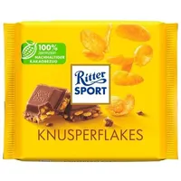 10 Tafeln a 100g Ritter Sport Knusperflakes Schokolade