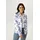 Aniston SELECTED Jerseyblazer floral Blau/Weiß 46
