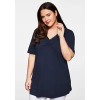 Sheego Longshirt blau 44/46