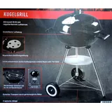 Kugelgrill Holzkohlegrill Grill Rundgrill Rost 44cm Räder BBQ Ablage Grillen NEU