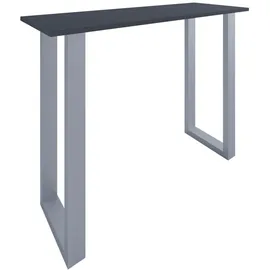VCM Bartisch Xona Silber/ Anthrazit, Silberfarben.
