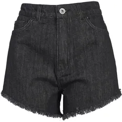 Urban Classics Damen Denim Hotpants Schwarz W 27