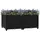 vidaXL Hochbeet 80 x 40 x 20 cm Schwarz