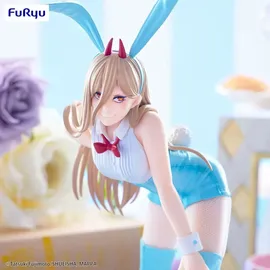 furyuu Chainsaw Man BiCute Bunnies PVC Statue Power Light Blue Color 30 cm - Schwarz/Grün
