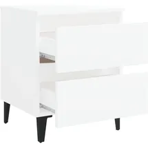 vidaXL Nachtschrank NA 3780 x 35 x 1530 cm Weiß