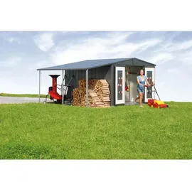 Biohort Seitendach für GH Europa Größe 4/5 Dunkelgrau-Metallic