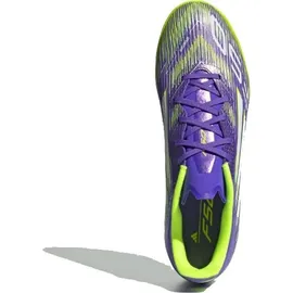 adidas F50 League TF Herren Purple Rush/Ftwr White/Lucid Lemon 42 2/3