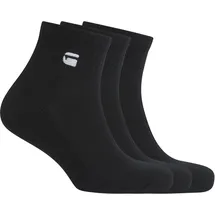 G-Star WICK Sneakersocken 3er Pack Schwarz 40-43