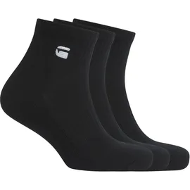 G-Star WICK Sneakersocken 3er Pack Schwarz 40-43