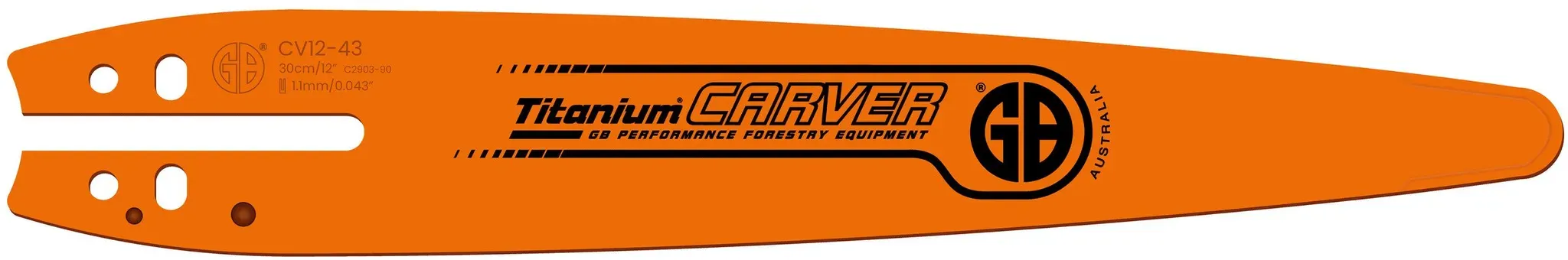 GB Carving-Schiene, 1,1 mm, Universal-Aufnahme