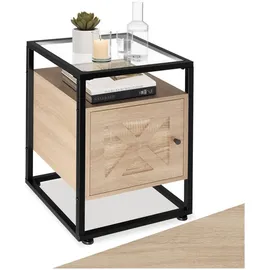 Tectake tectake® Nachttisch Kidderminster 40x43x60,5cm