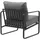 CLP Lounger Manea dunkelgrau/Stoff