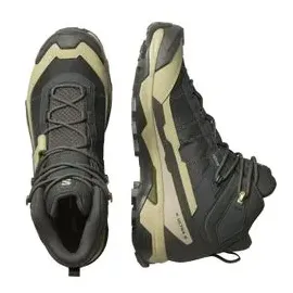 Salomon X Ultra 5 Mid GTX Herren Peat / Gray Green / Blue Nights 43