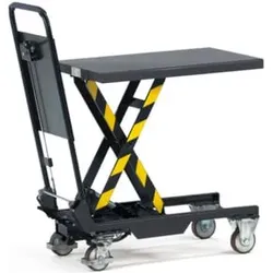 fetra Hubtischwagen 6831 - Tragkraft 150kg Polyurethan-Reifen