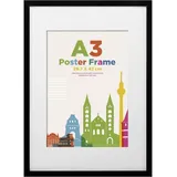 luxuskollektion Bilderrahmen A3 Holzrahmen Acrylglas Passepartout Fotos