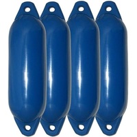 Majoni 4er-Set Rammschutz Star 45 - Farbe blau, Länge 70cm