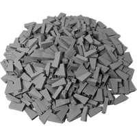 LEGO LEGO® 2x1x3 Dachsteine Schrägsteine Hellgrau für Dach -