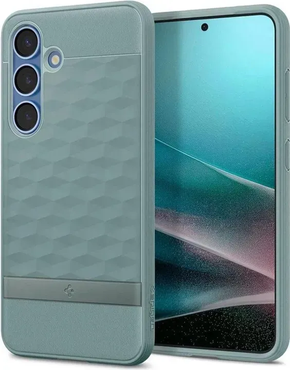 Spigen Parallax Mag MagSafe-Schutzhülle für Samsung Galaxy S25+ - Grün