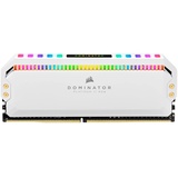 Corsair Dominator Platinum RGB White DIMM Kit 32GB, DDR4-3200, CL16-20-20-38 (CMT32GX4M4E3200C16W)
