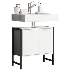 VCM Waschbeckenunterschrank Edino Drehtüren