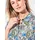 GOLDNER Blusenkleid mit Hemdkragen Sommerkleid Blau/Orange 42