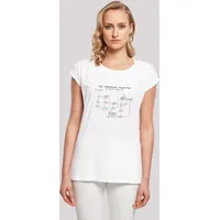 F4NT4STIC T-Shirt Big Bang Theory Friendship Algorithm in weiß | Gr.: M