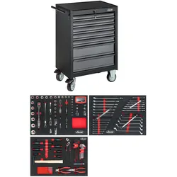VIGOR Werkstattwagen Series M, mit Sortiment, V2379N, Anzahl Werkzeuge: 164