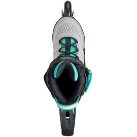 Rollerblade MACROBLADE 80 Inline-Skates für Damen, Fitness Inliner, Grau/Teal Blau, 40.5/41