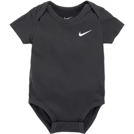 Nike Body NIKE SPORTSWEAR "für Babies", Jungen, Gr. 74 (9), N-Gr, schwarz-weiß (weiß, grau, schwarz), Jersey, Graumeliert (Obermaterial): 60% Baumwolle, 40% Polyester.