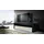Vladon Valencia Lowboard 155x46x40 cm Schwarz matt/Creme Hochglanz MDF