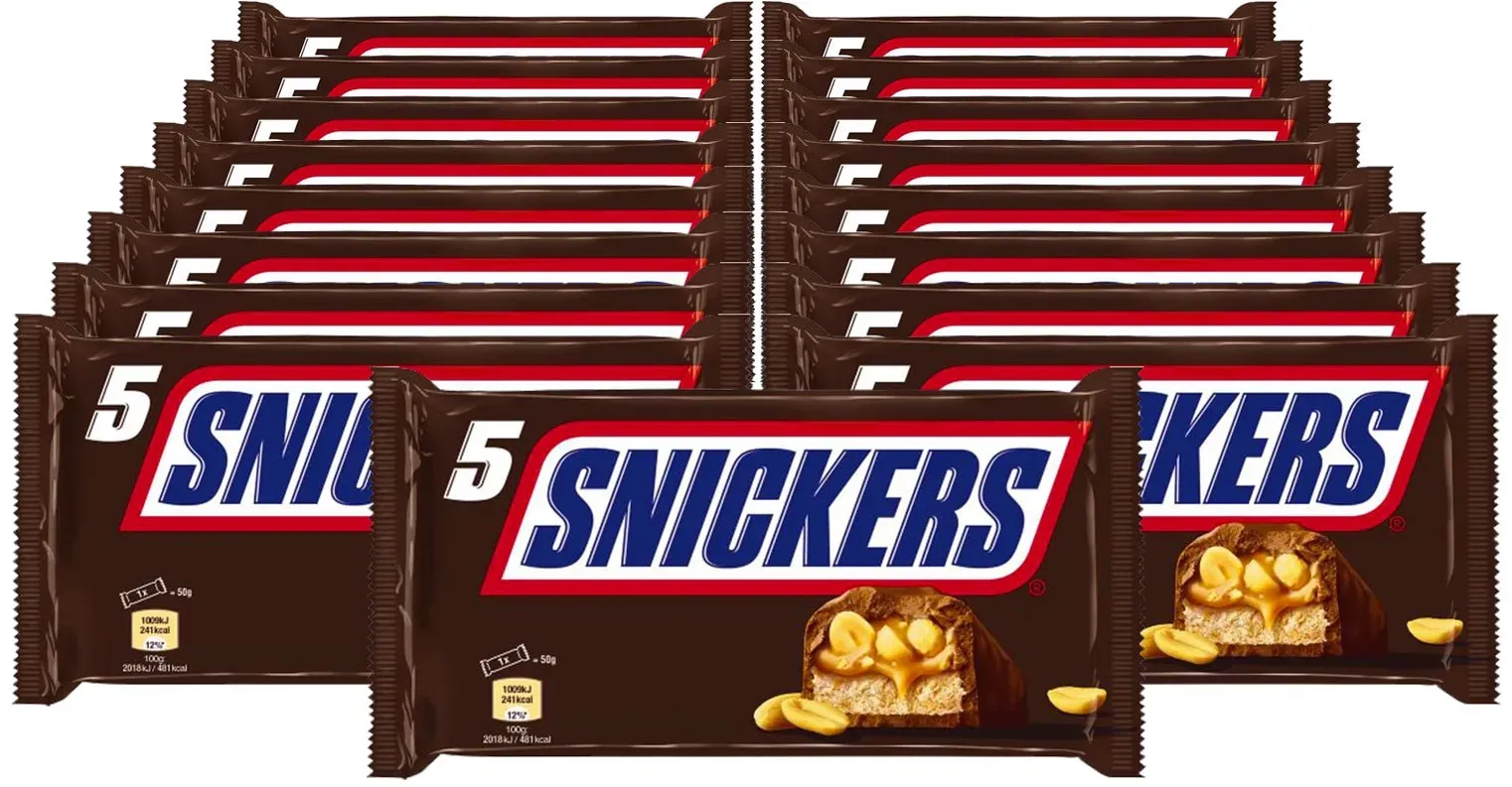 Snickers 250 g, 17er Pack