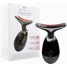 StylPro LEDFabelhafter, fester Hals- und Gesichtsglätter' – Lichttherapie mit Vibration, straffere & hydratisierte Haut, Anti-Falten, Lymphdrainage, für ein frisches & jugendliches Hautbild