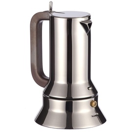 Alessi 9090 3 Tassen edelstahl/braun