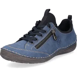 Rieker Schnürschuh Damen Blau 38