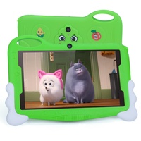 C idea 7-Zoll-Kinder-Tablet, Android 13-Tablet für Kinder von 3 bis 7 Jahren, 32 GB ROM + 32 GB erweiterbarer Speicher mit Google Play/Kindersicherung für elektrisches Lernen für Kinder (grün)